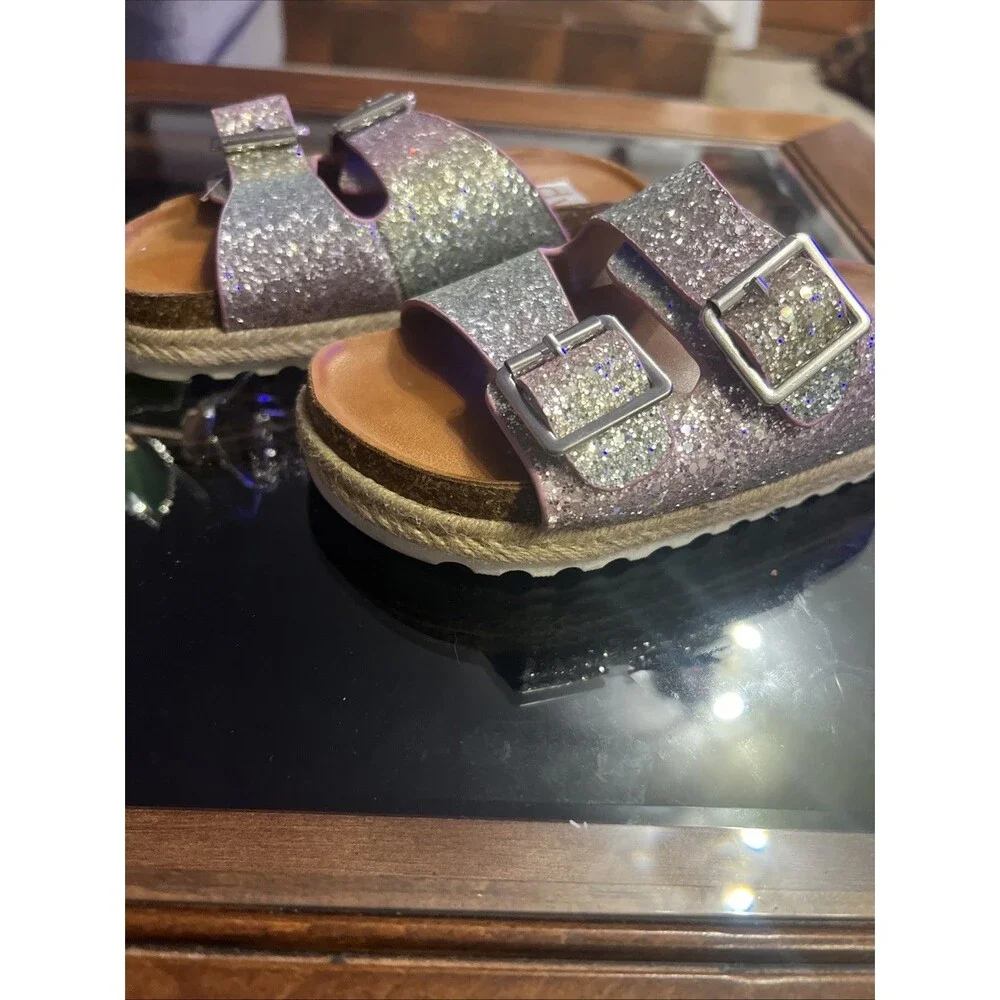 Dolce Vita Big Kids Size 11 Glitter Slide‎ Sandals